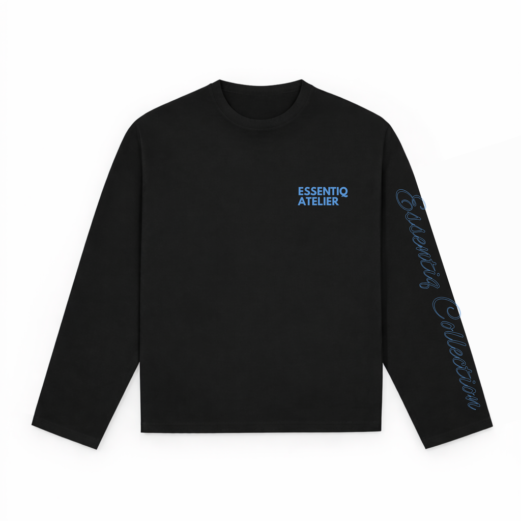 103002 BLACK/BLUE LONGSLEEVE