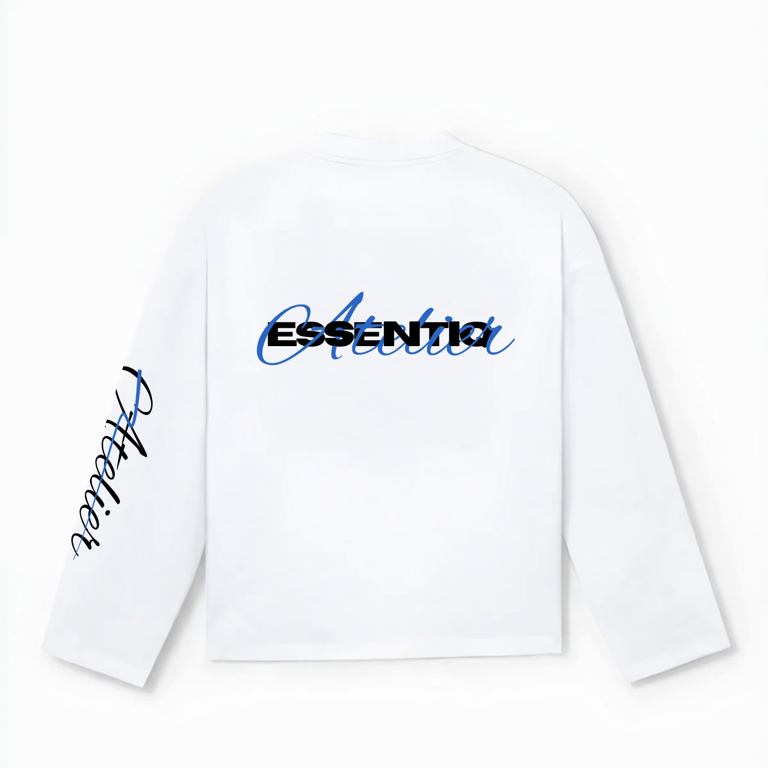 104002 WHITE/BLUE LONGSLEEVE