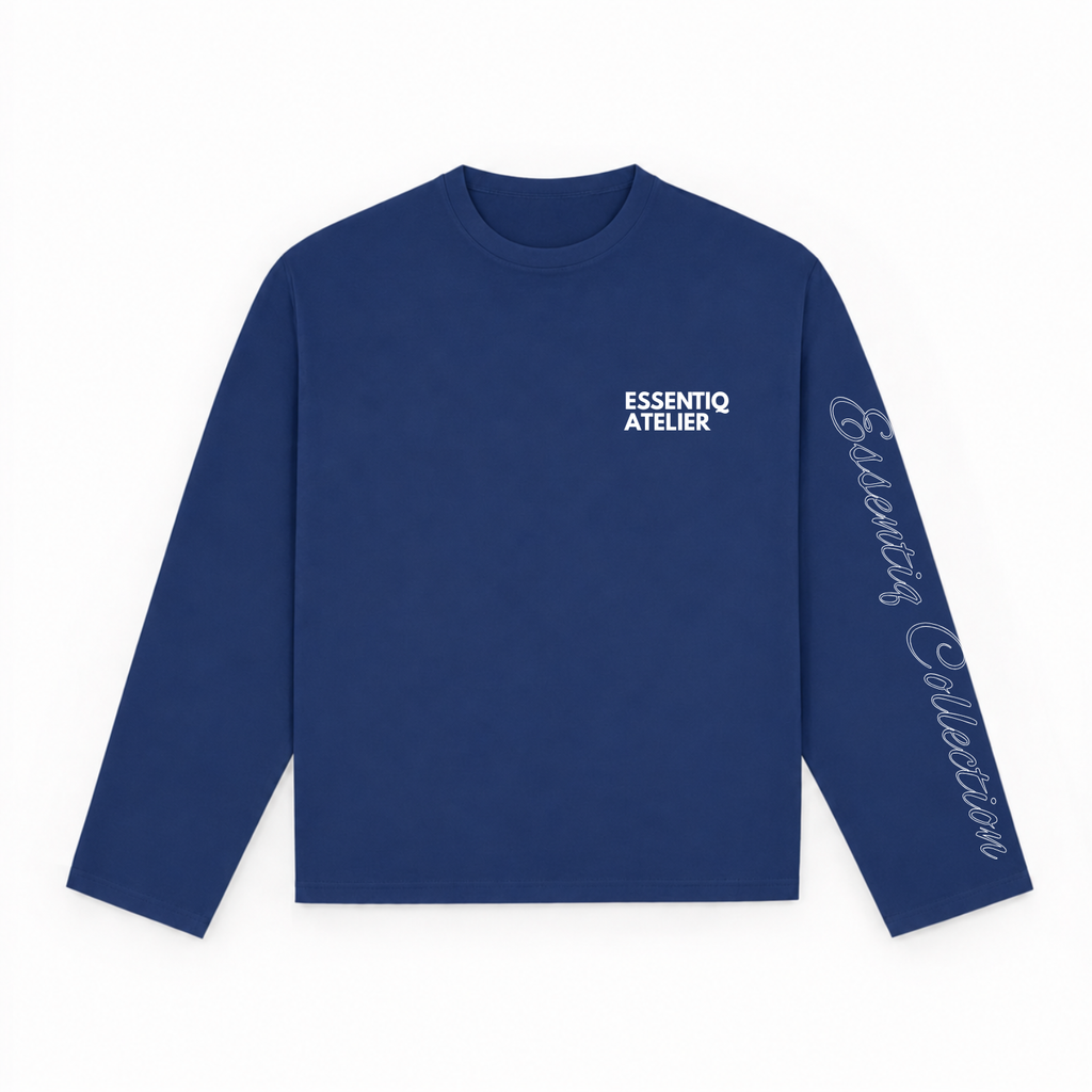 104004 BLUE/WHITE LONGSLEEVE