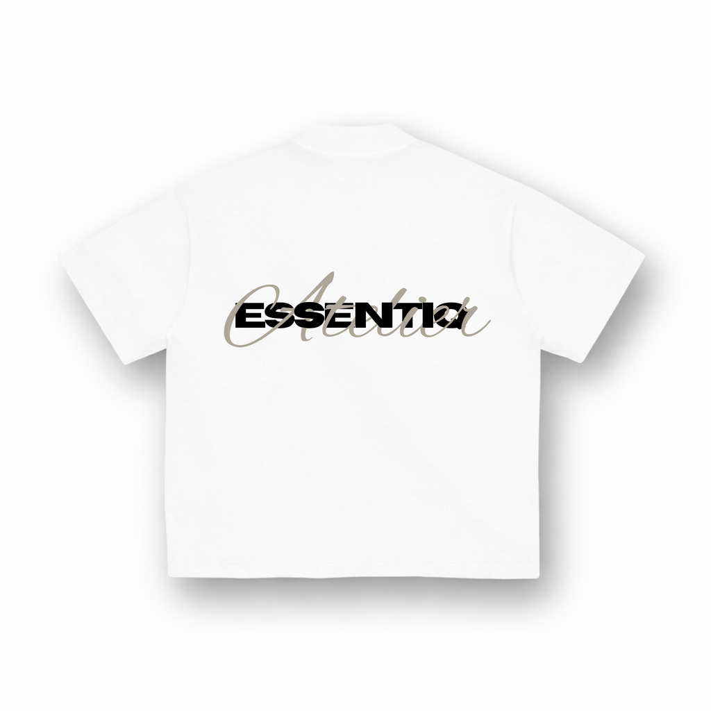 202004 WHITE/BEIGE T-SHIRT