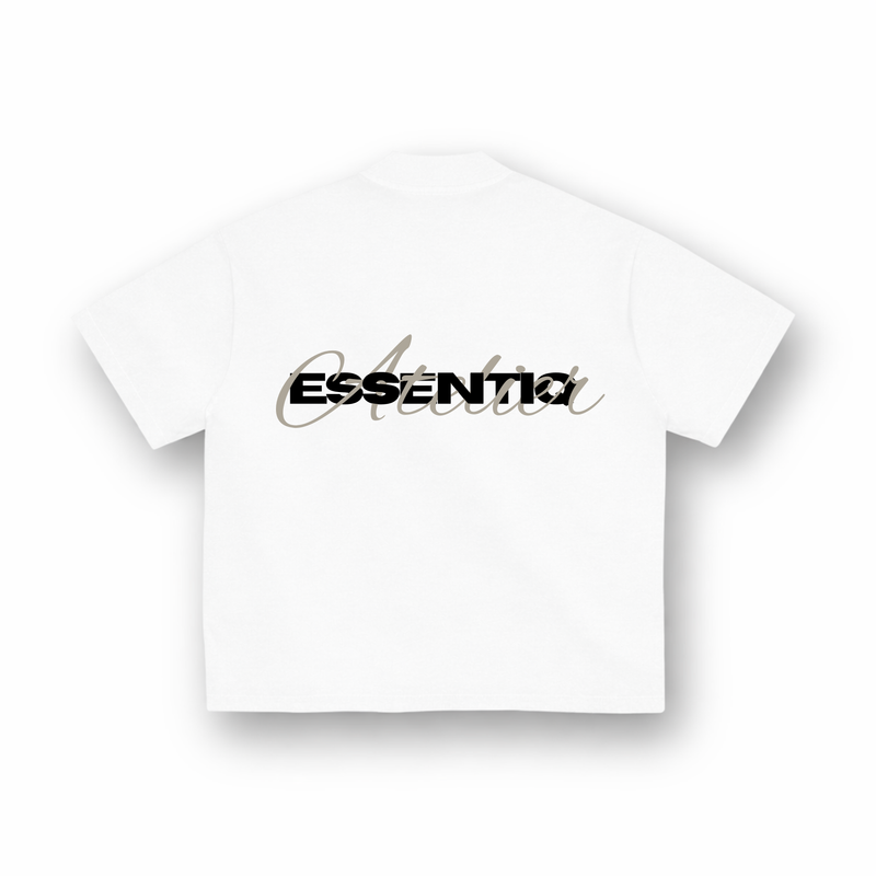 202004 WHITE/BEIGE T-SHIRT