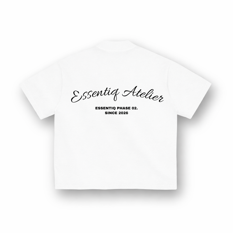 202008 WHITE/BLACK T-SHSHIRT