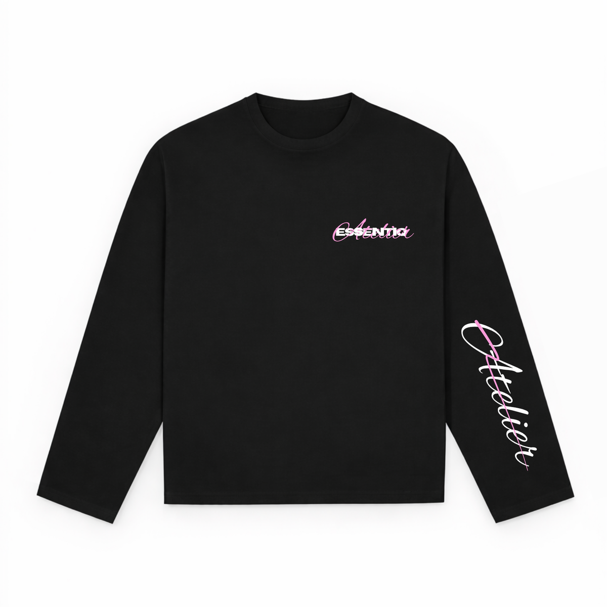 104001 WHITE/BLACK LONG SLEEVE