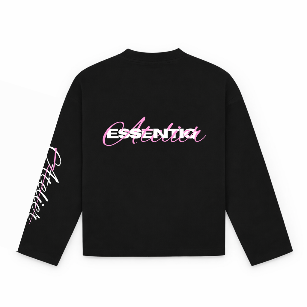 104001 WHITE/BLACK LONG SLEEVE