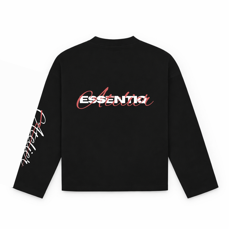104001 WHITE/BLACK LONG SLEEVE
