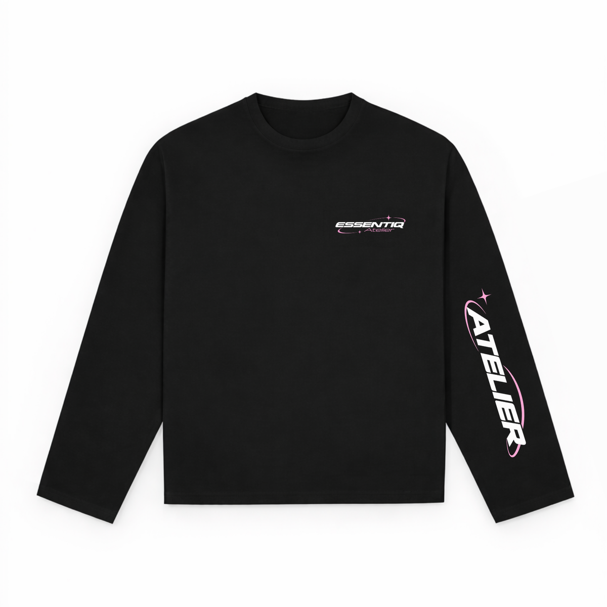 104001 WHITE/BLACK LONG SLEEVE