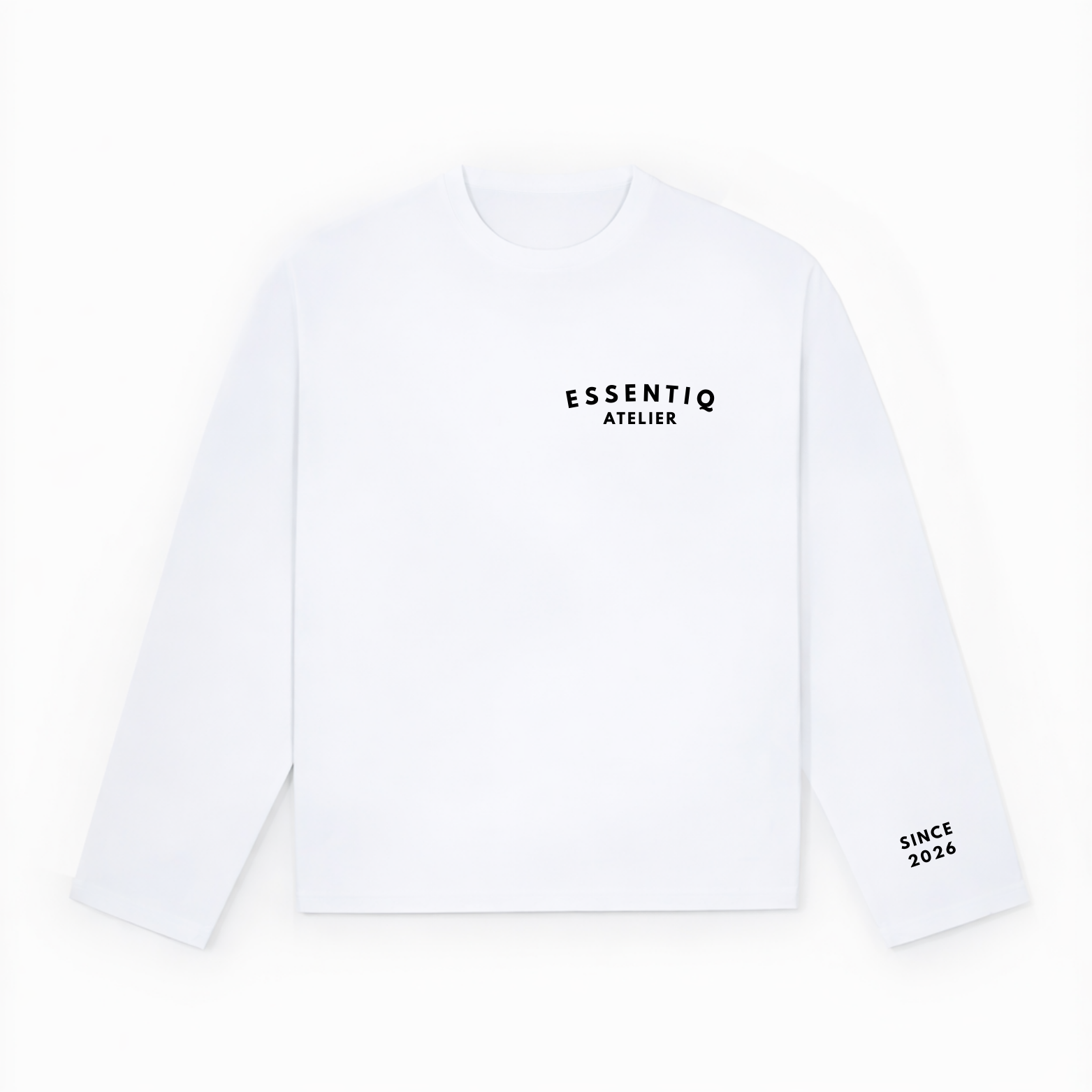 101005 WHITE/BLACK LONG SLEEVE