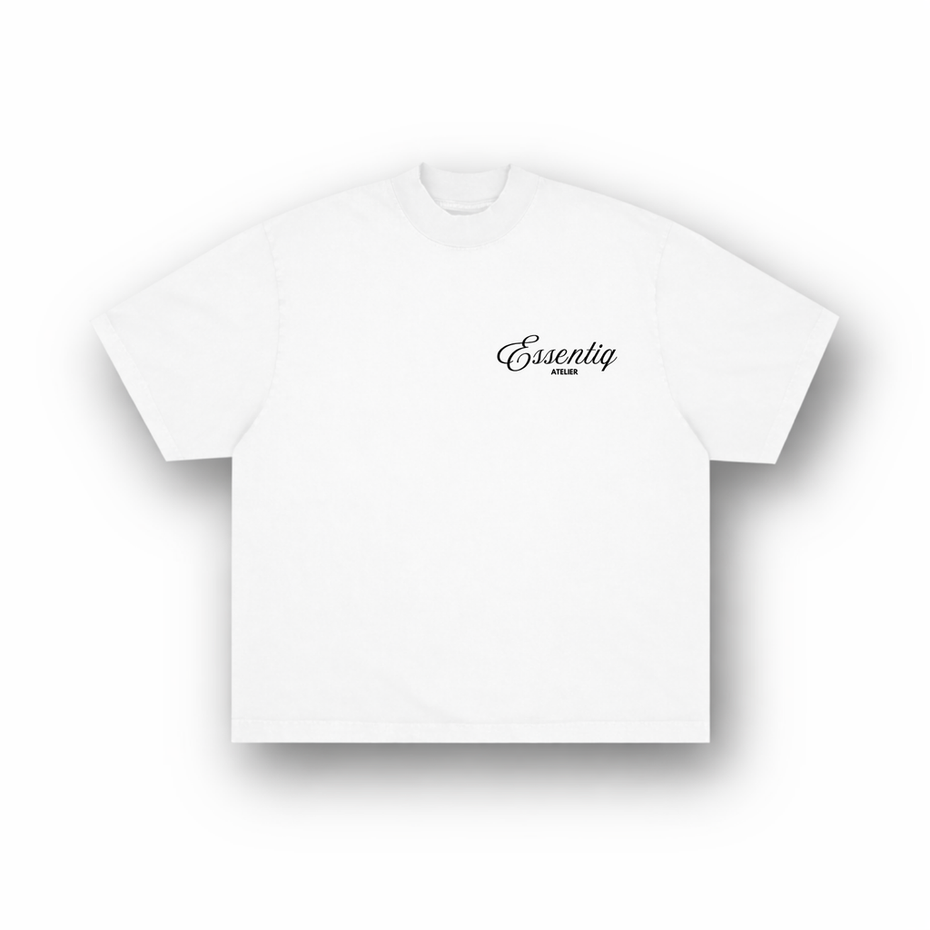 204001 WHITE/BLACK T-SHIRT