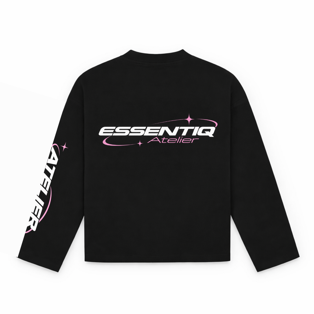 104001 WHITE/BLACK LONG SLEEVE