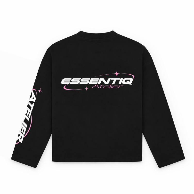 104001 WHITE/BLACK LONG SLEEVE