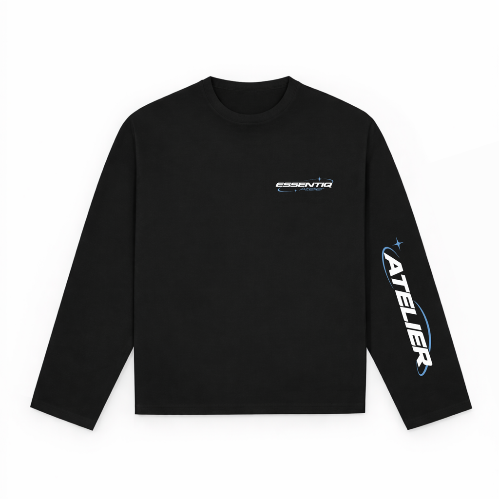 104001 WHITE/BLACK LONG SLEEVE