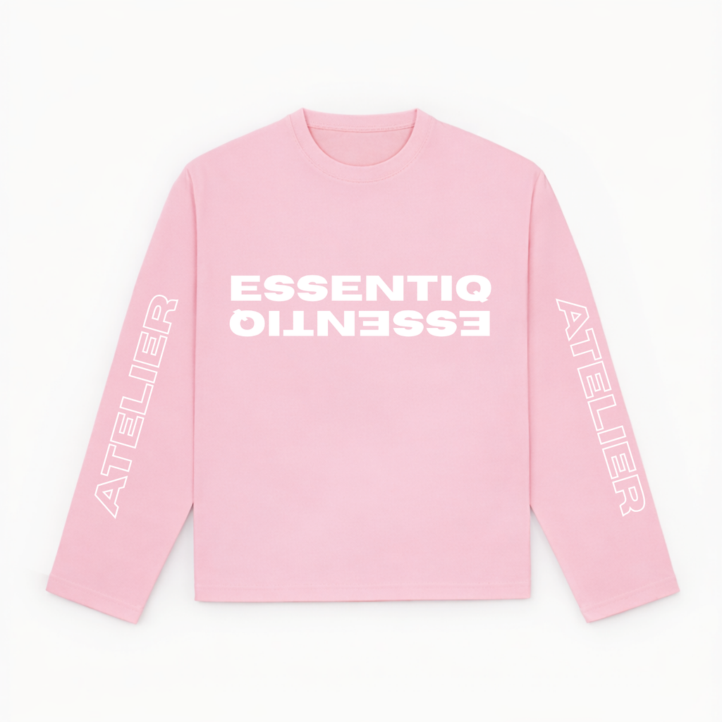 301002 PINK/WHITE LONG-SLEEVED SHIRT