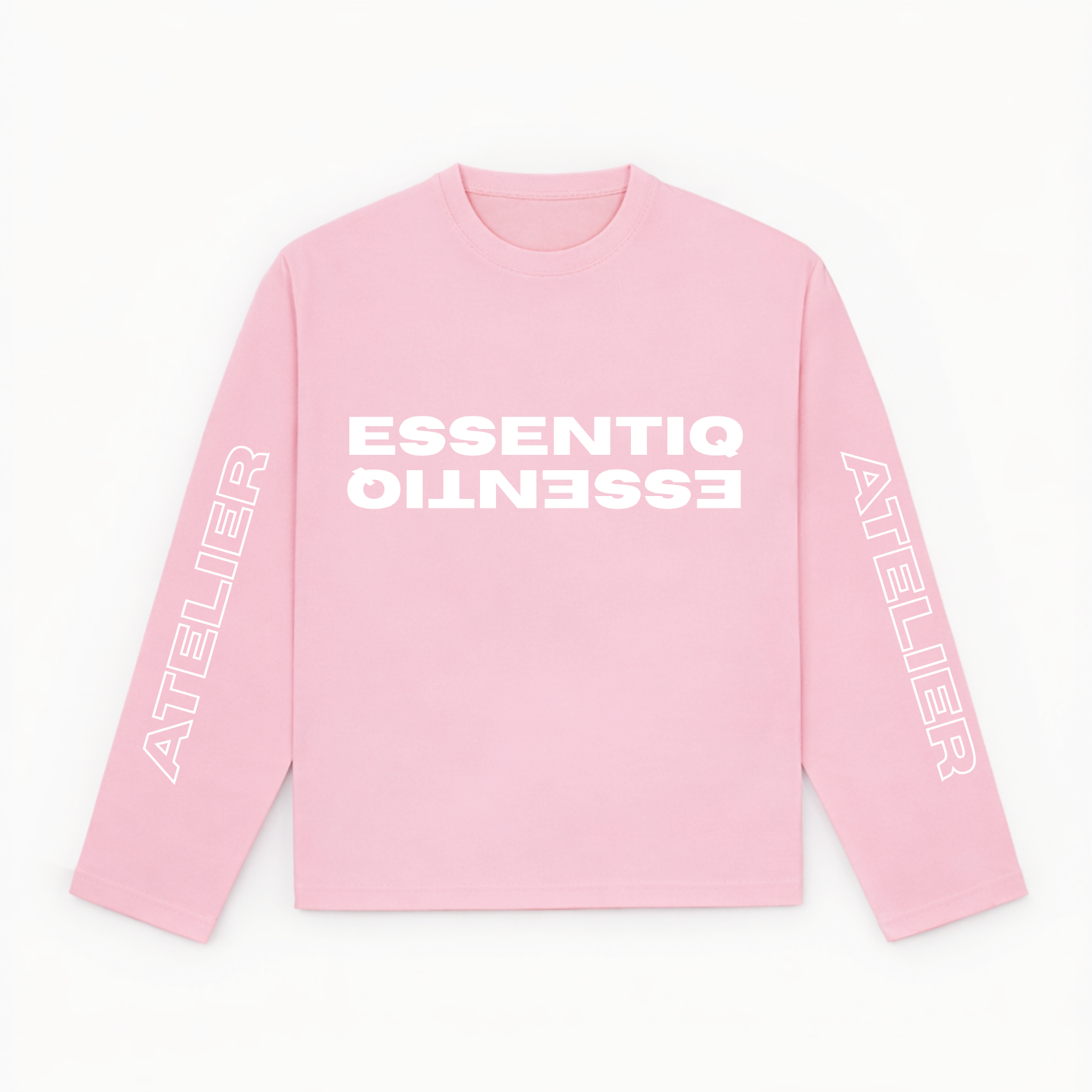 301002 PINK/WHITE LONG-SLEEVED SHIRT