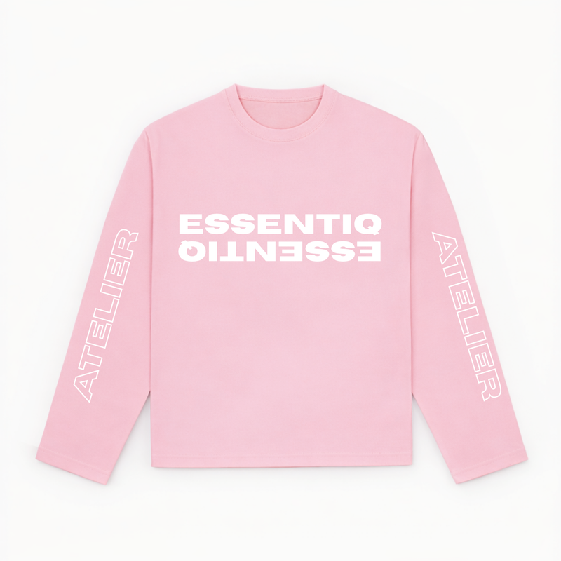 301002 PINK/WHITE LONG-SLEEVED SHIRT