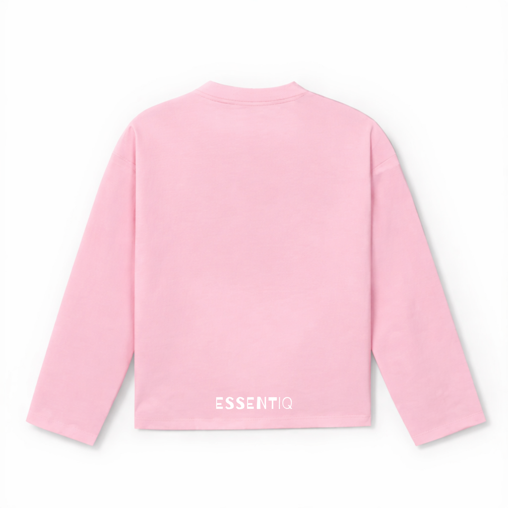 301003 PINK/WHITE LONG-SLEEVED SHIRT