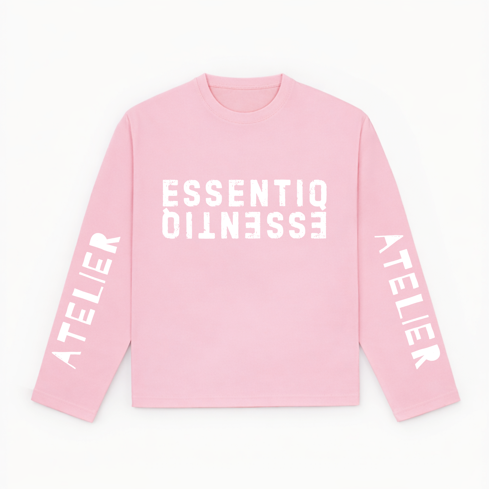 301003 PINK/WHITE LONG-SLEEVED SHIRT