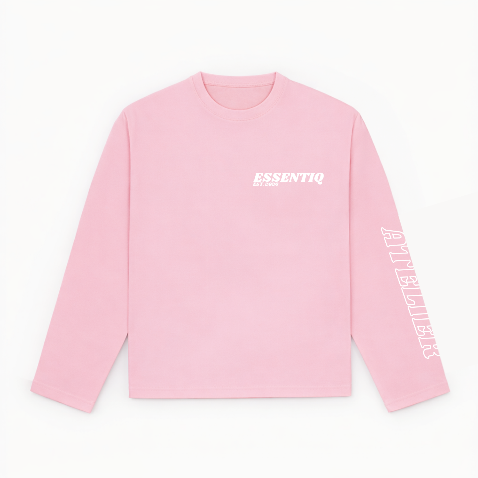 301004 PINK/WHITE LONG-SLEEVED SHIRT