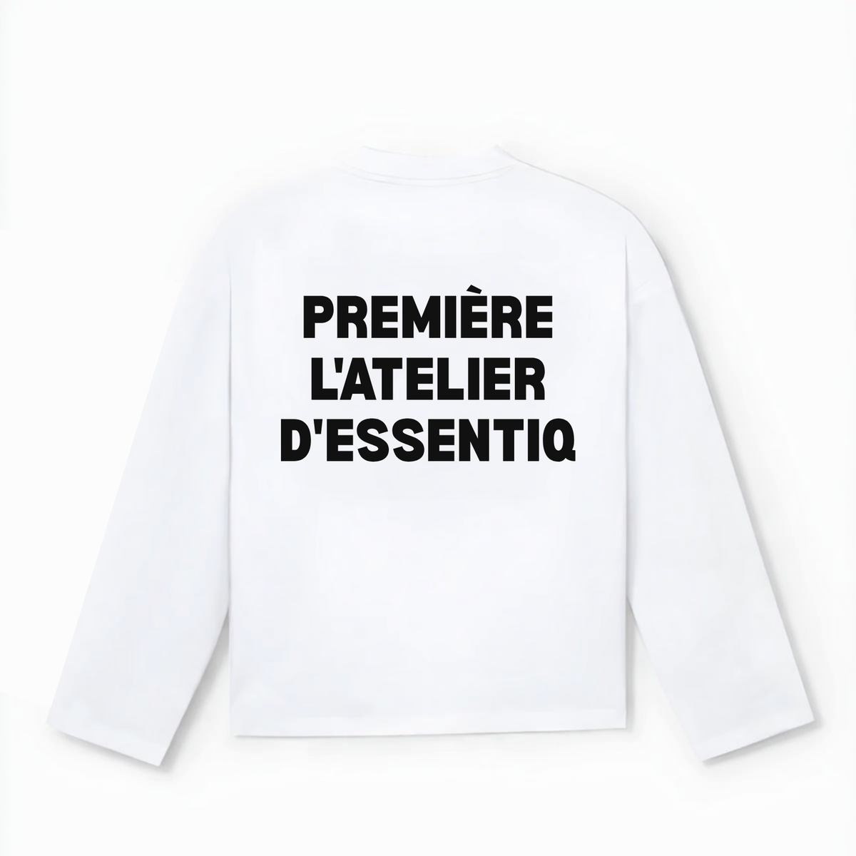 104001 WHITE/BLACK LONG SLEEVE