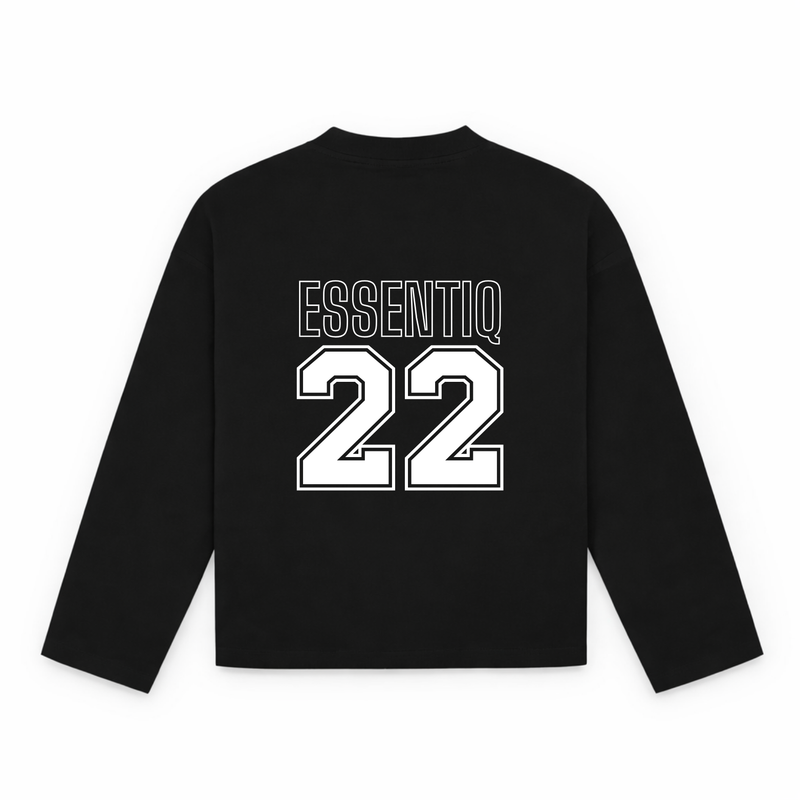 101006 BLACK/WHITE LONG SLEEVE