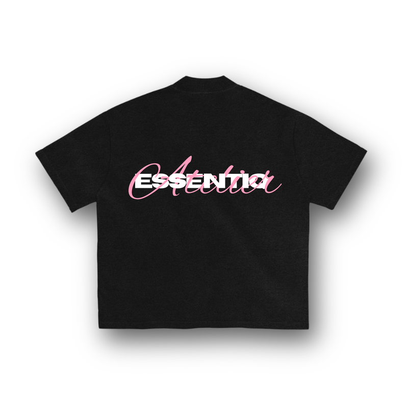 202005 BLACK/PINK T-SHIRT