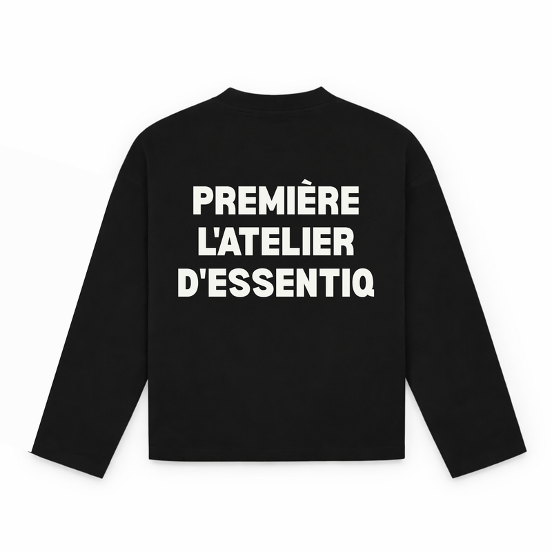 104001 WHITE/BLACK LONG SLEEVE