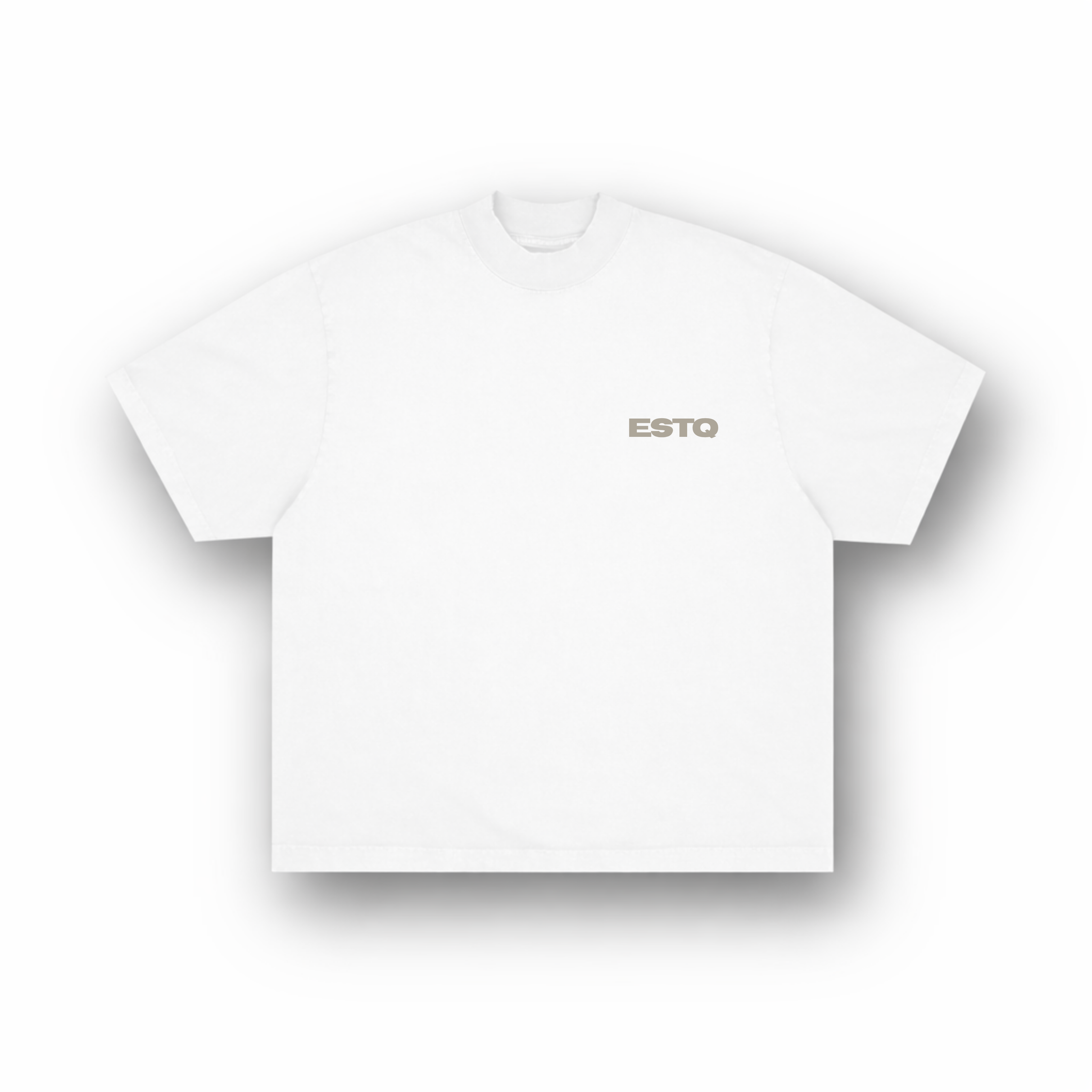 202004 WHITE/BEIGE T-SHIRT