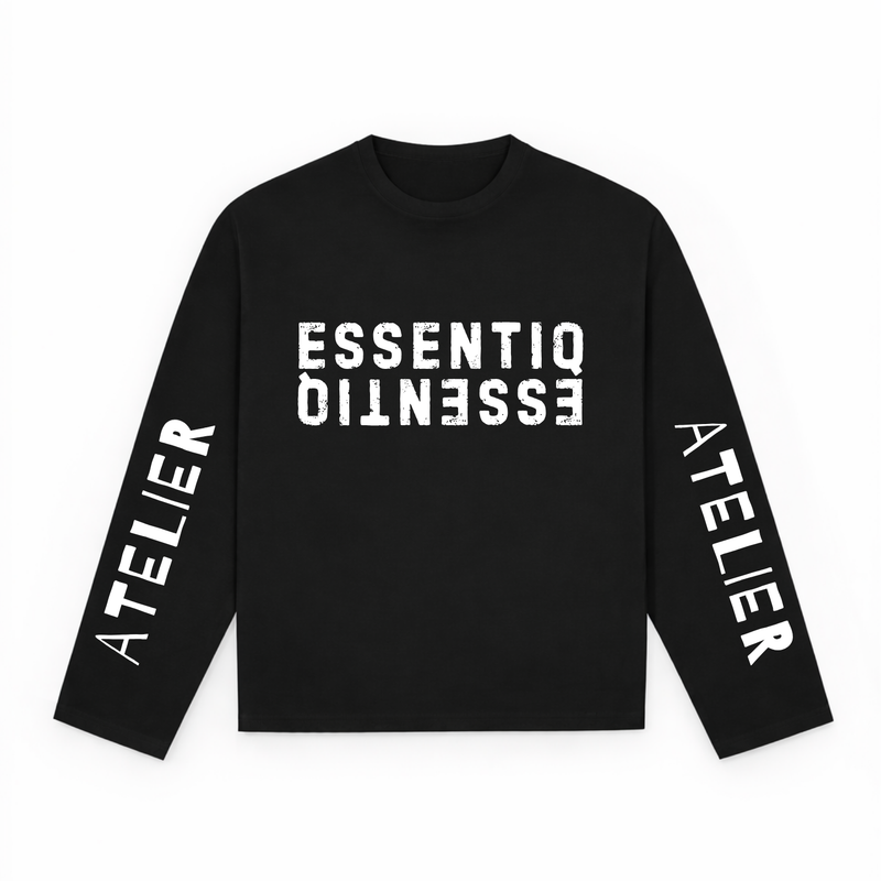 103004 BLACK/WHITE LONGSLEEVE